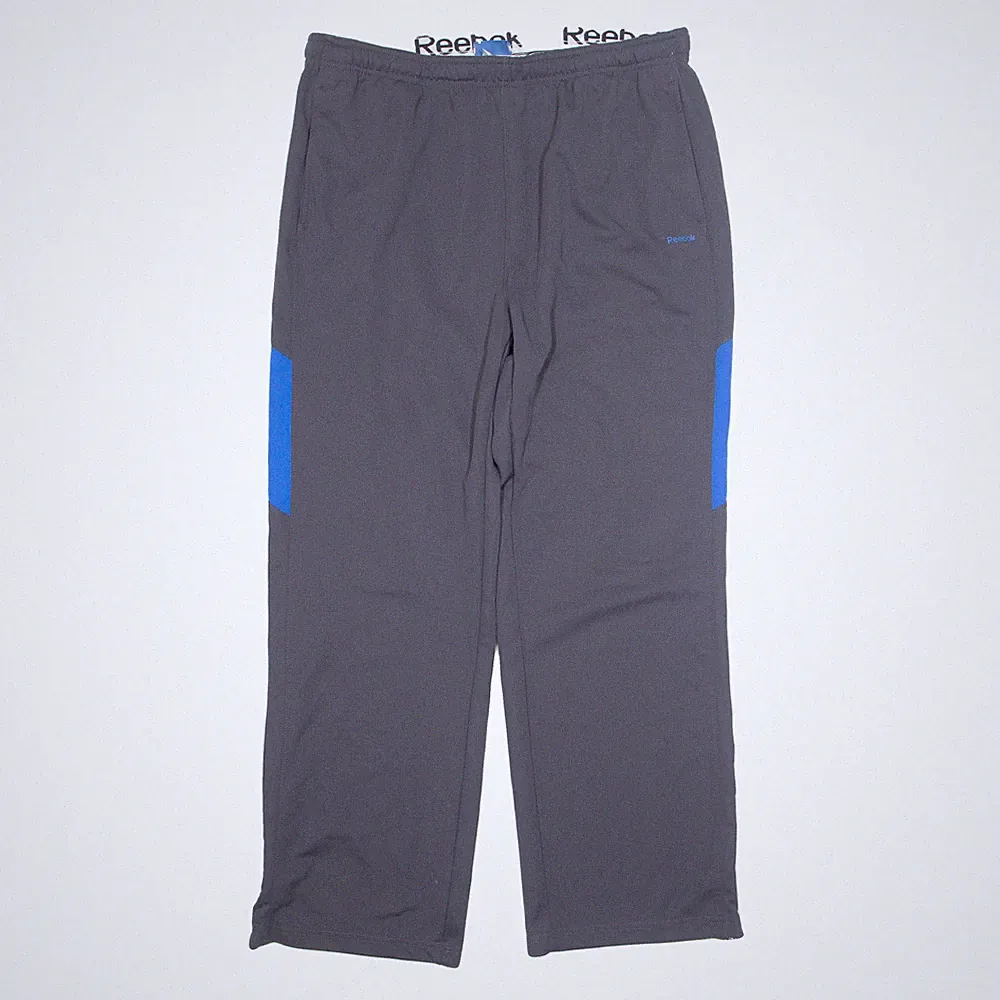 REEBOK Herren Trainingshose Grau Gerade 2XL W34 L31