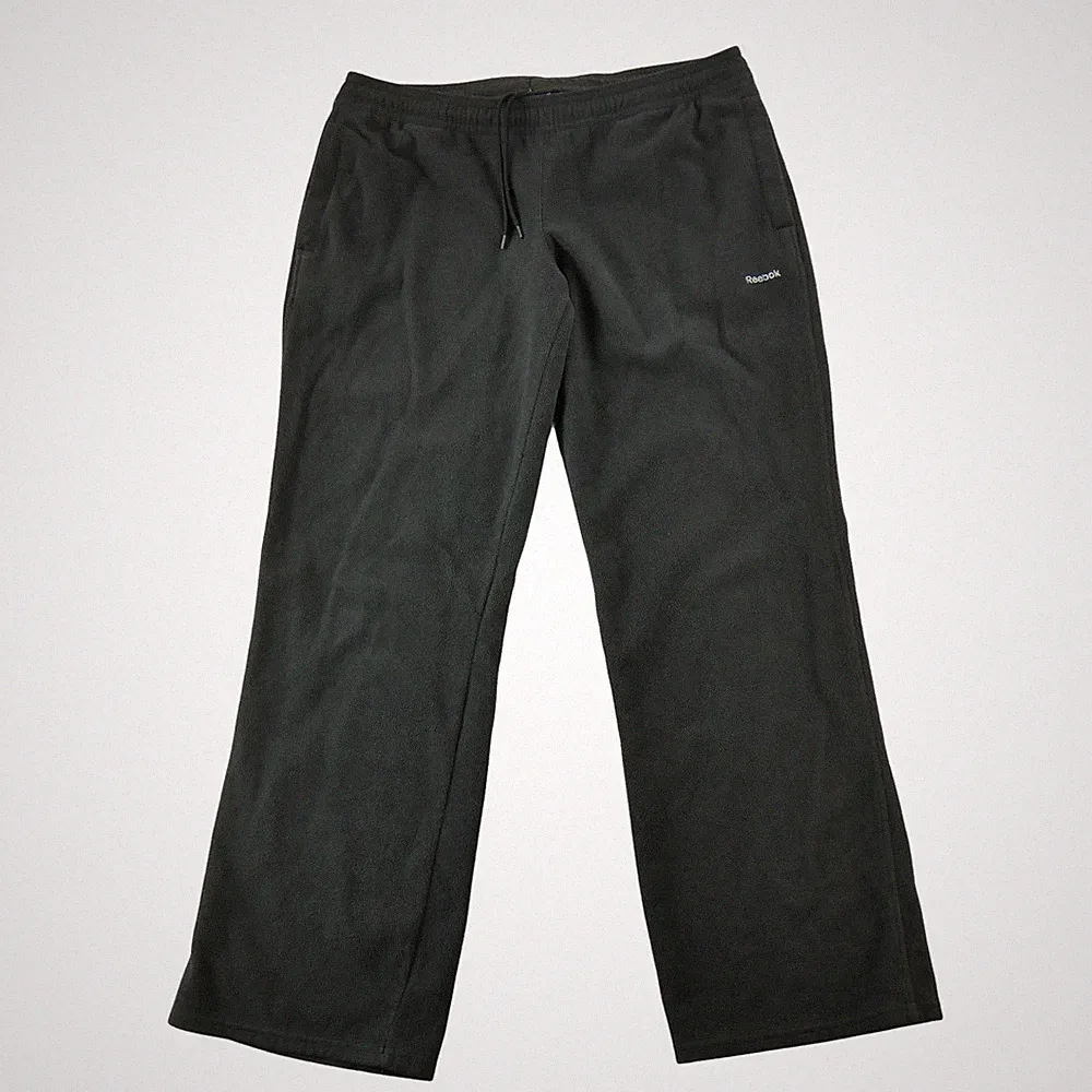Reebok Jogginghose Fleece Herren Größe S grau #QWE3985