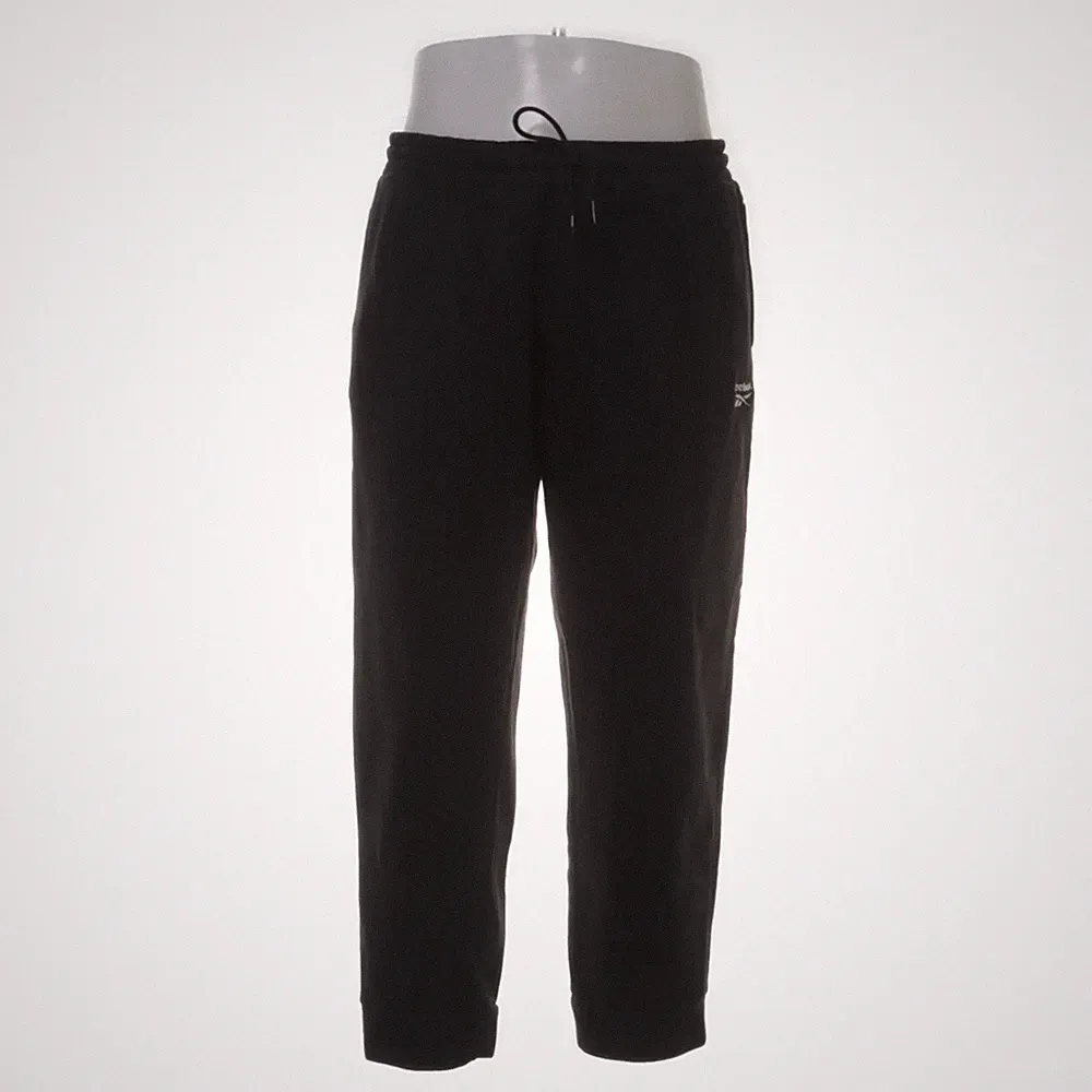 Reebok, Jogginghose, Größe: L, Schwarz, Baumwolle/Polyester, Einfarbig #Npn