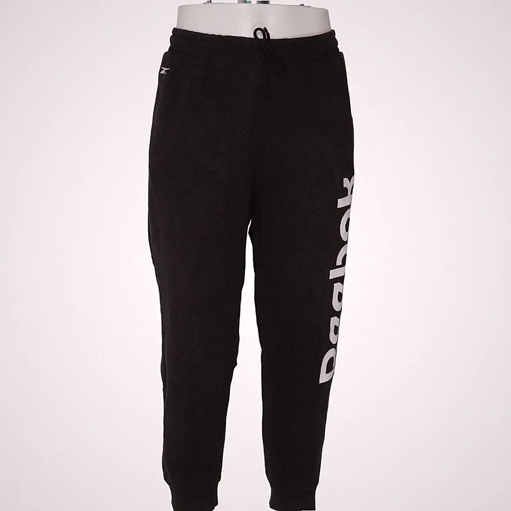 Reebok, Jogginghose, Größe: M, Schwarz, Einfarbig, Herren #Obi