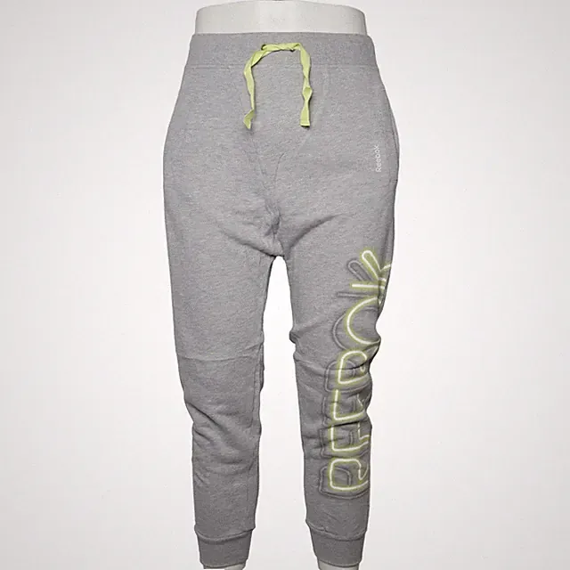Reebok, Jogginghose, Größe: S, Grau, Baumwolle/Polyester, Print, Sweat #wgp