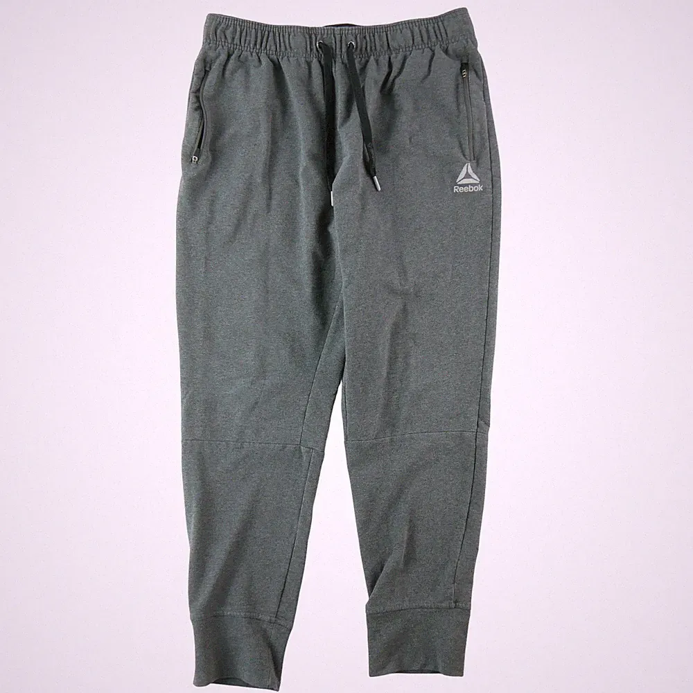 Reebok Jogginghose Herren Grau Größe L #QWE3675
