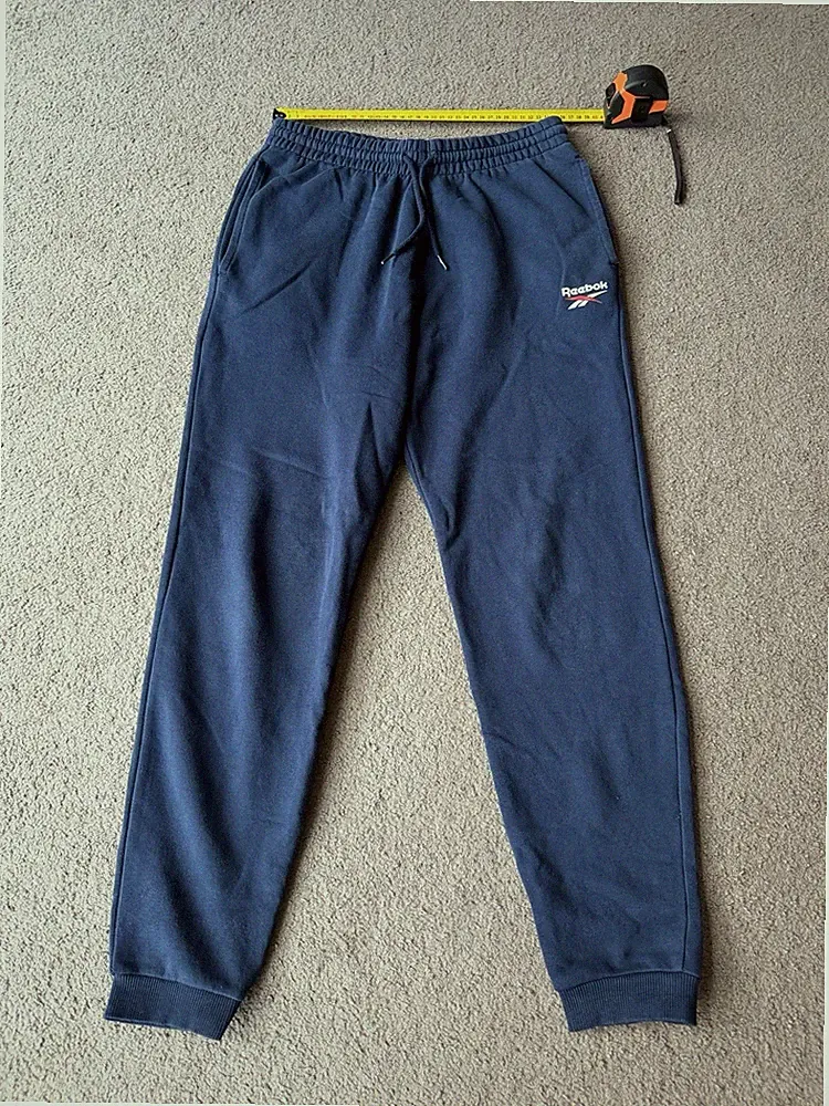 Reebok Jogginghose S – Navy Blue Cotton Blend Track Pants