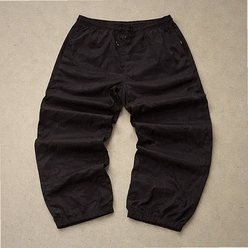 Reebok Nylon Track Pants Embroidered Logo (M)