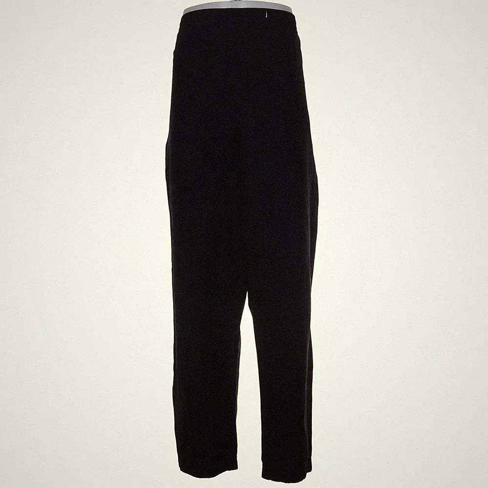 Reebok, Palazzohose, Größe: 52/54, Schwarz, Einfarbig, Herren #Cf8