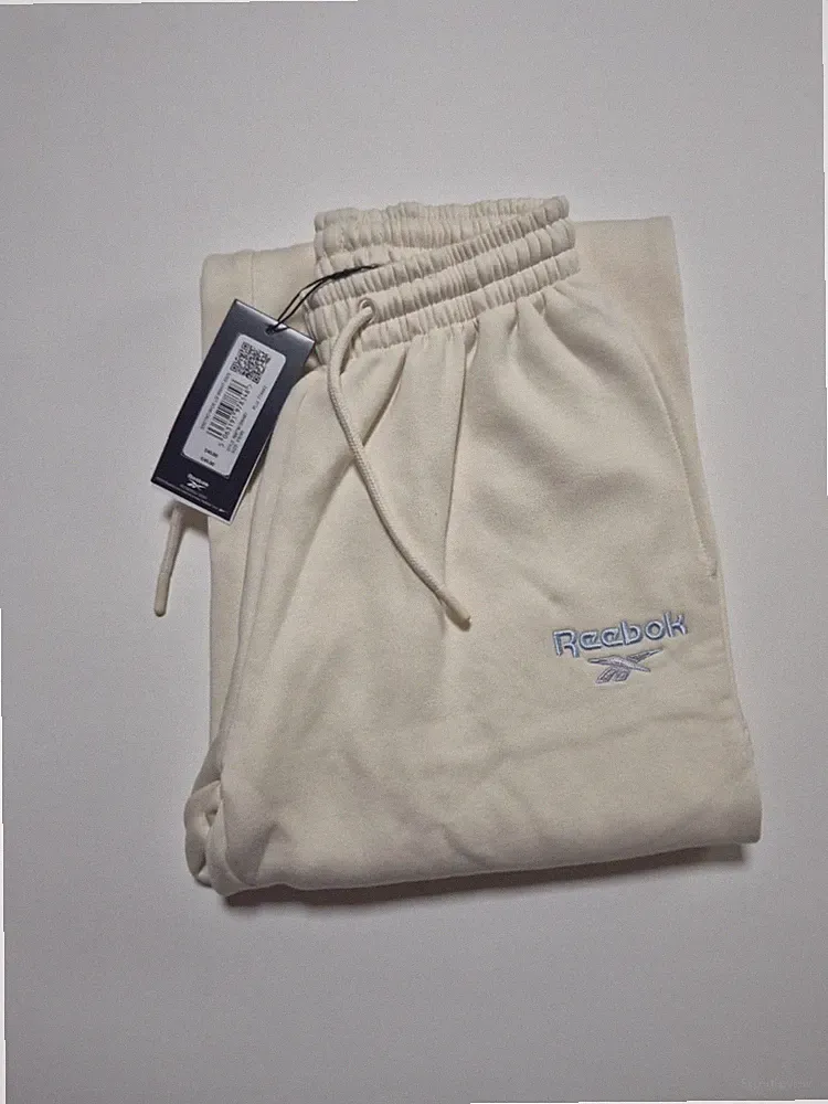Reebok Retro Oversized Jogginghose Damen Cremeweiß Gr XS S M L & XL