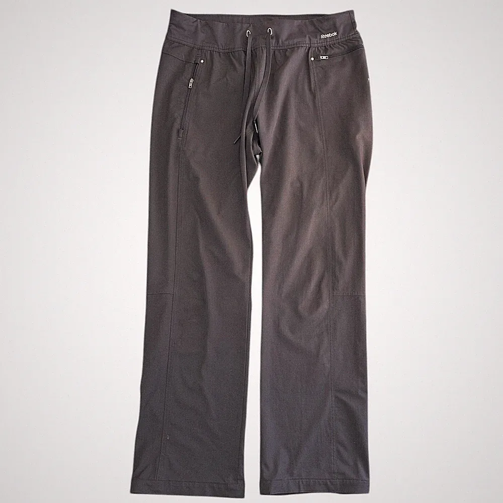 Reebok Training Jogginghose Straight Gym Relaxed Fit Braun Herren Large