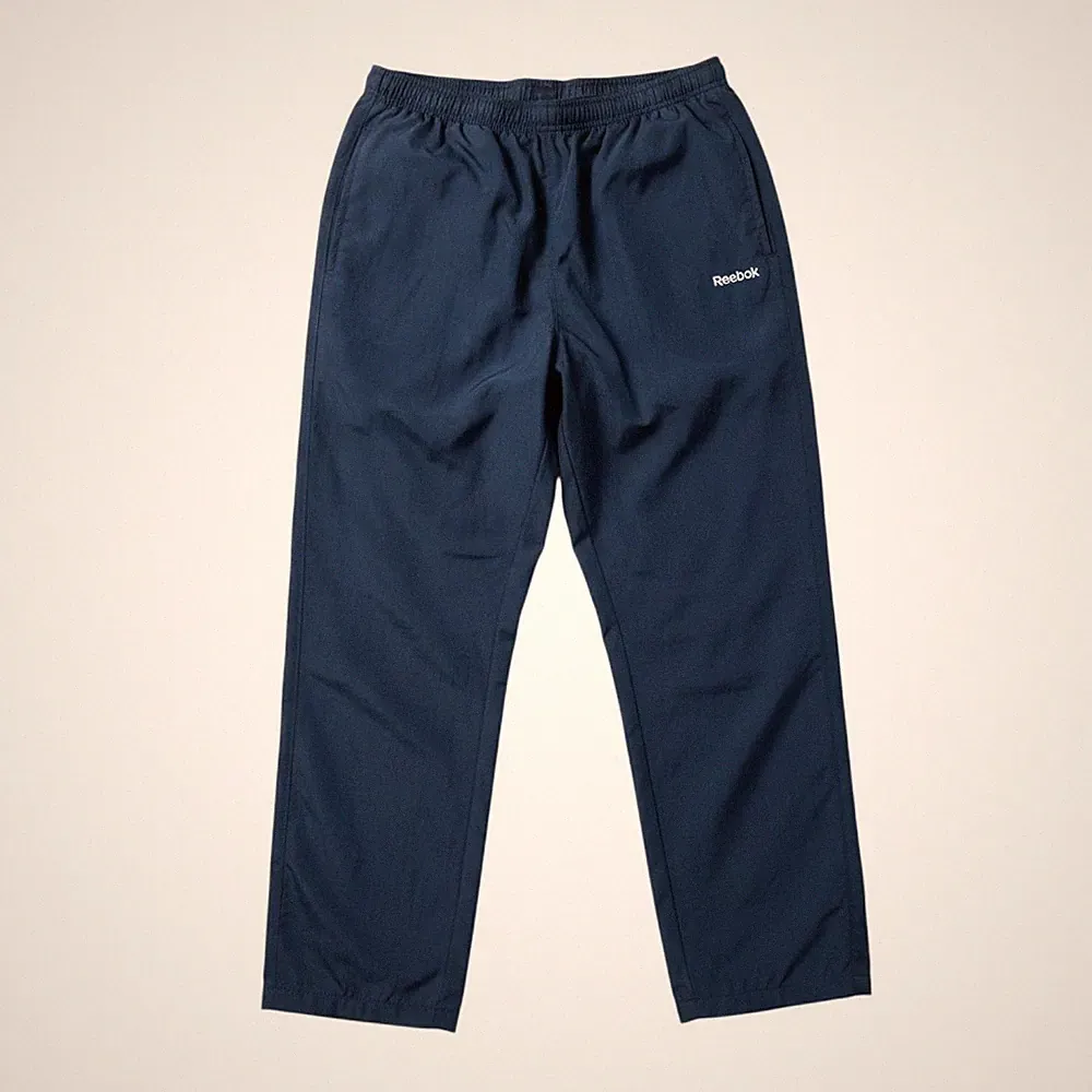 Reebok Trainingshose Herren XL Blau Track Pants Retro Jogginghose Straight Leg