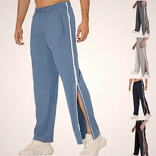 Reha Hose Unisex Trainingshose Seitlich Reissverschluss Freizeithose Jogginghose