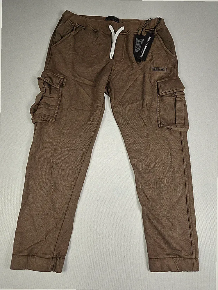 Replay M9816.000.23158G Jogginghose Cargo Pants braun Größe S