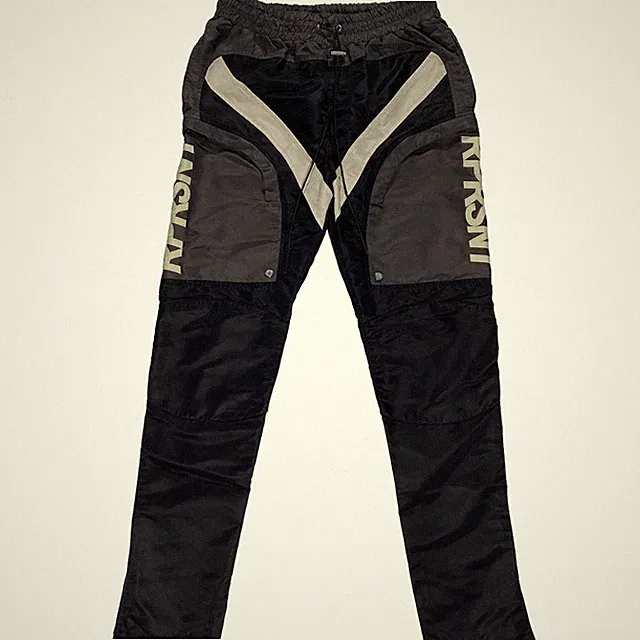 Represent Clo. Polyamide Moto Racing Pants Gray / Black men's size M / 32x28