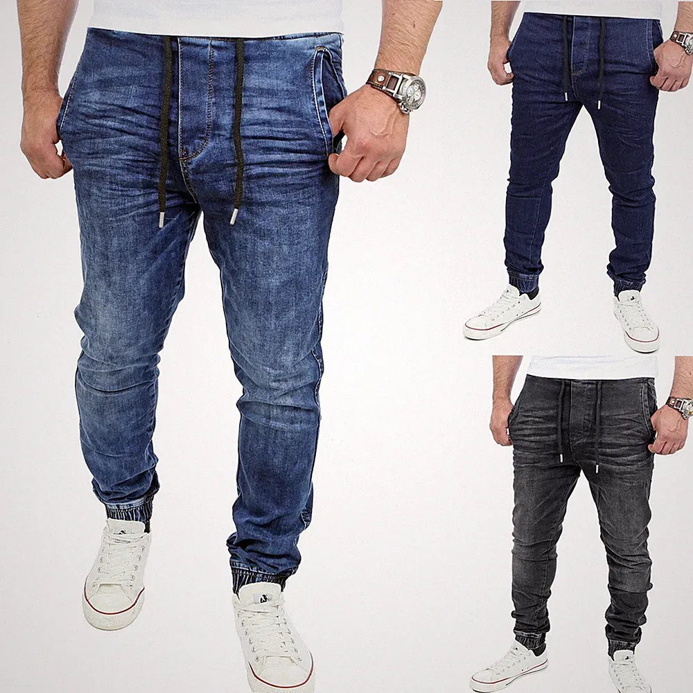 Reslad Casual Style Jeans-Herren Slim Fit Männer-Hose Jogging-Hose RS-2071