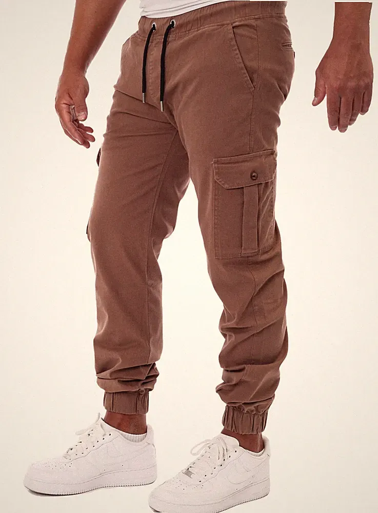 Reslad Chinohose Herren Hose Freizeithose Cargo-Hose Chino Jogginghose RS-2084