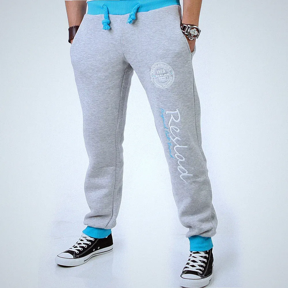 Reslad Herren Jogging Hose Männer Jogginghose Kontrast Jogger RS-5059 - SALE
