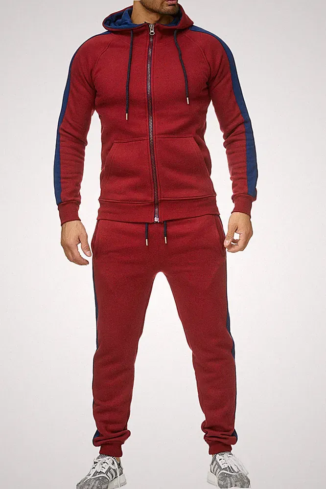 Reslad Herren Jogginganzug Trainingsanzug Sport Jogging-Hose+Sweatjacke RS-5072
