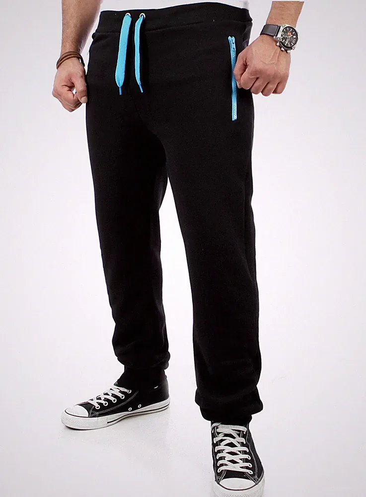 Reslad Herren Zip Bag Atlethic Sweatpant Jogginghose Männer Jogger RS-5180 SALE