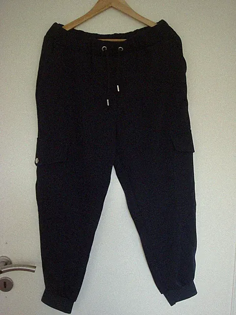 Rich & Royal Damen Hose Jogging Pants Dunkelblau Größe 42/XL
