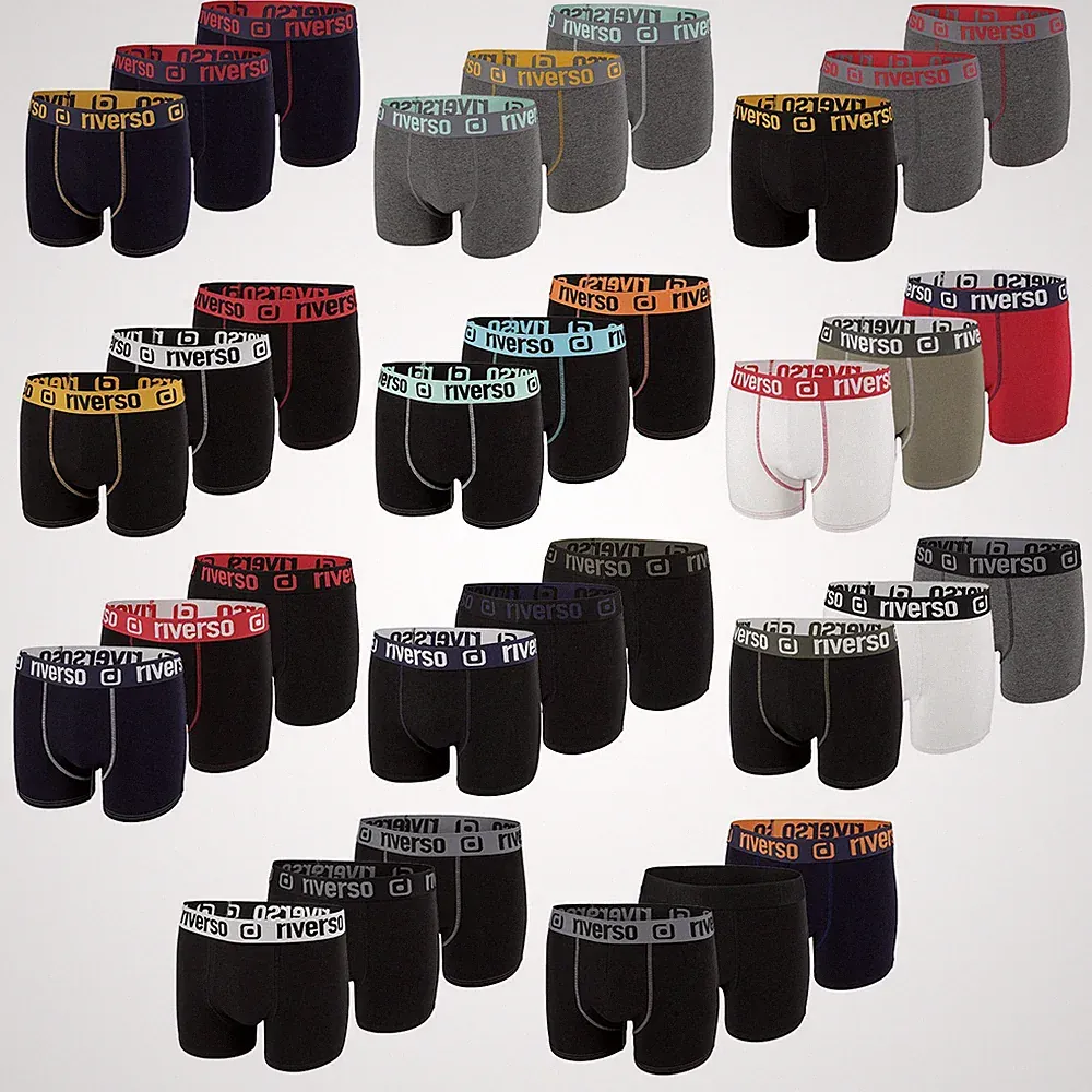 riverso Boxershorts Herren RIVOle 6er Pack Unterhosen Unterwäsche Retroshorts