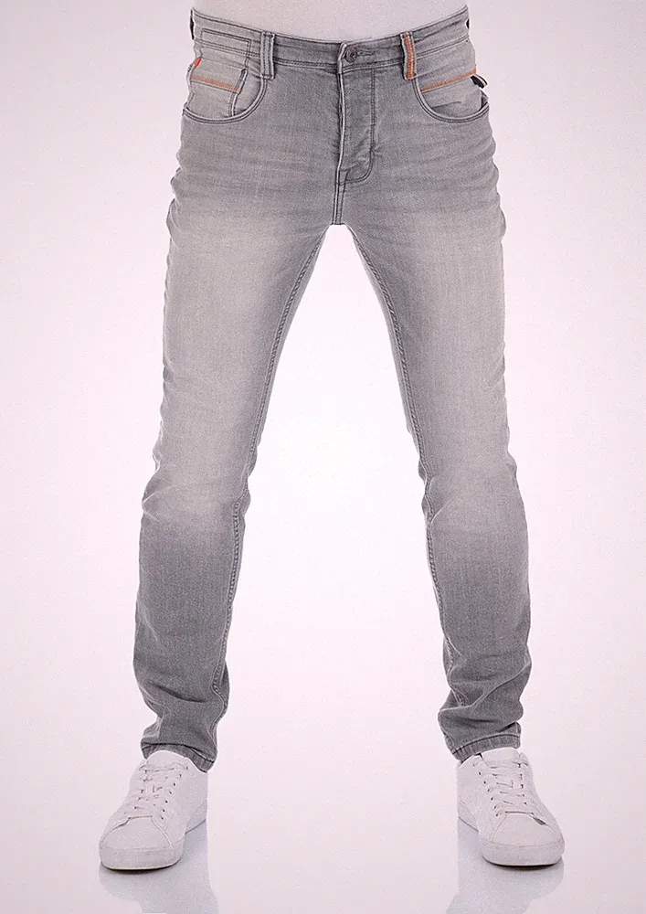 riverso Herren Jeans Hose RIVCaspar Slim Fit Jeanshose Used Look Baumwolle Denim