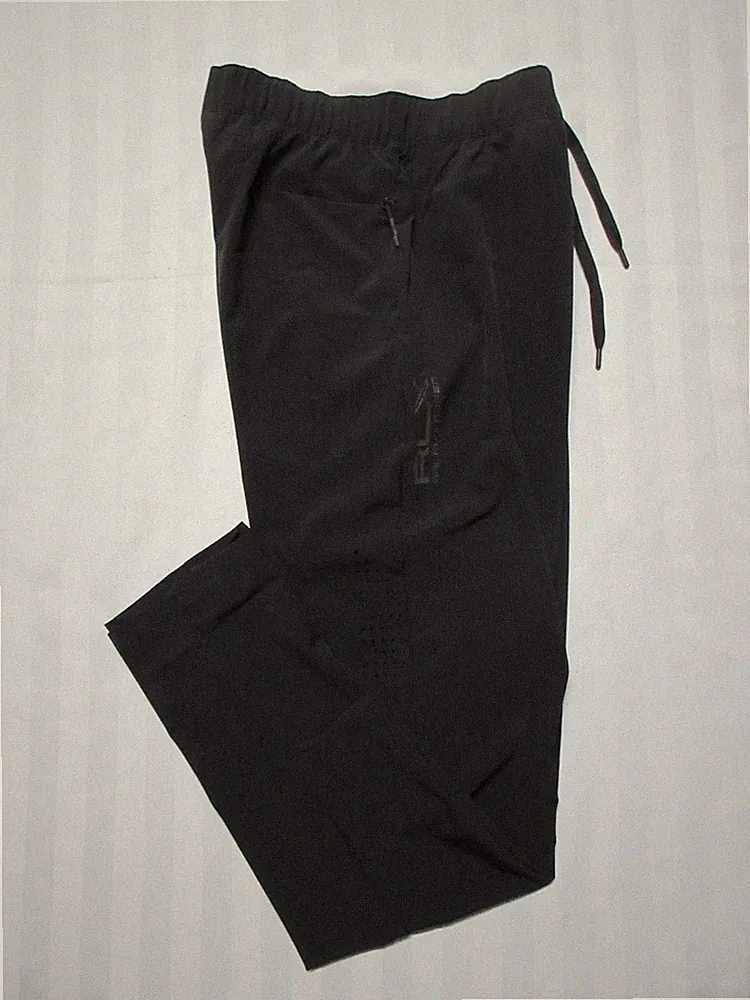 RLX Ralph Lauren Men's Black 90D Stretch Poly PW-Active Pant 7848811415004