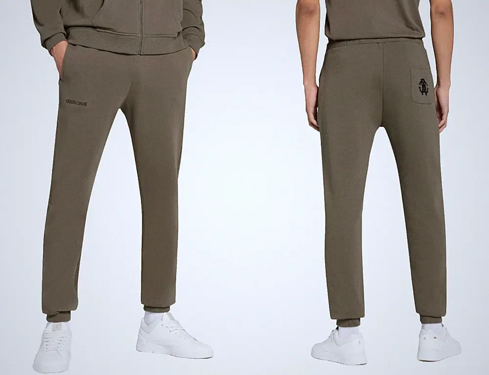 ROBERTO CAVALLI FIRENZE Logo Sweatpants Jogginghose Lounge Hose Track-Pants 2XL