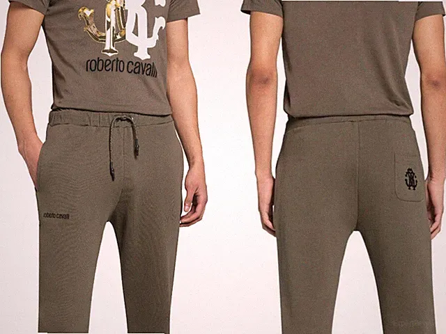 ROBERTO CAVALLI FIRENZE Logo Sweatpants Jogginghose Lounge Hose Track-Pants XL