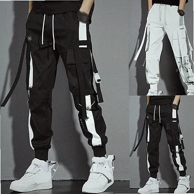 Robuste 1*Hose Cargohose Freizeithose Hip Hop Haremshose Jogginghose