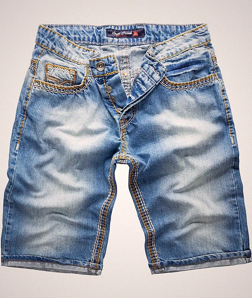 Rock Creek Herren Jeans Shorts dicke naht Jeansshorts Bermuda Hose Denim M68 NEU
