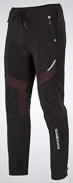 ROCKBROS Herren Winter Hose Lange Hose Fahrradhose Wind Freizeithose EU GRÖßE