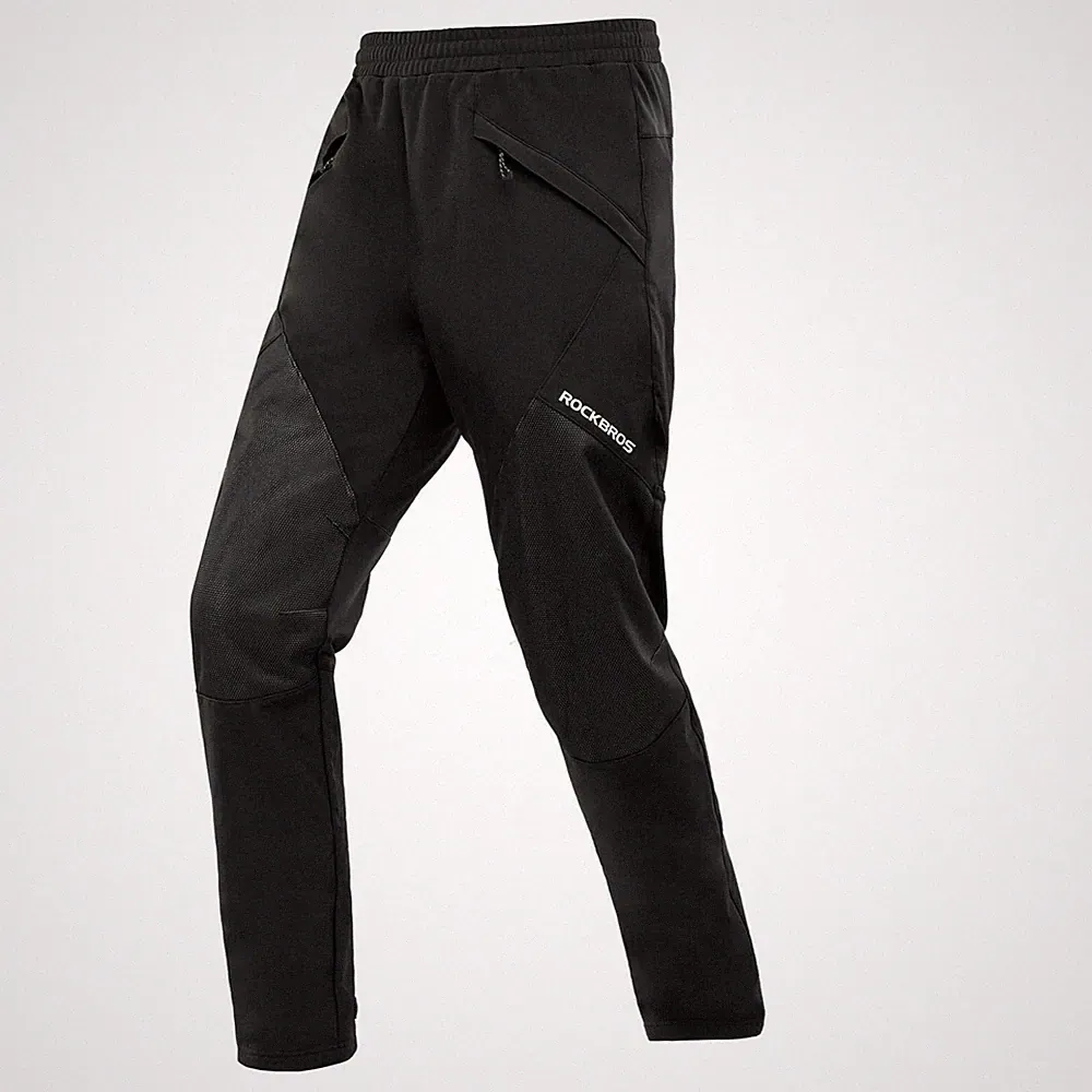ROCKBROS Winter Hose Herren Damen Radhose Winddicht Thermo Laufen Ski EU Größe