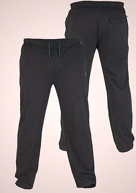RORY-D555 King Größe Leicht Fleece Jogger Schwarz (1420)