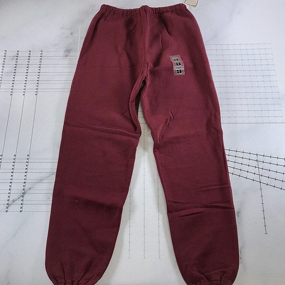 Russell Athletic NuBlend Sweatpants Herren Large Rot Fleece Heavyweight