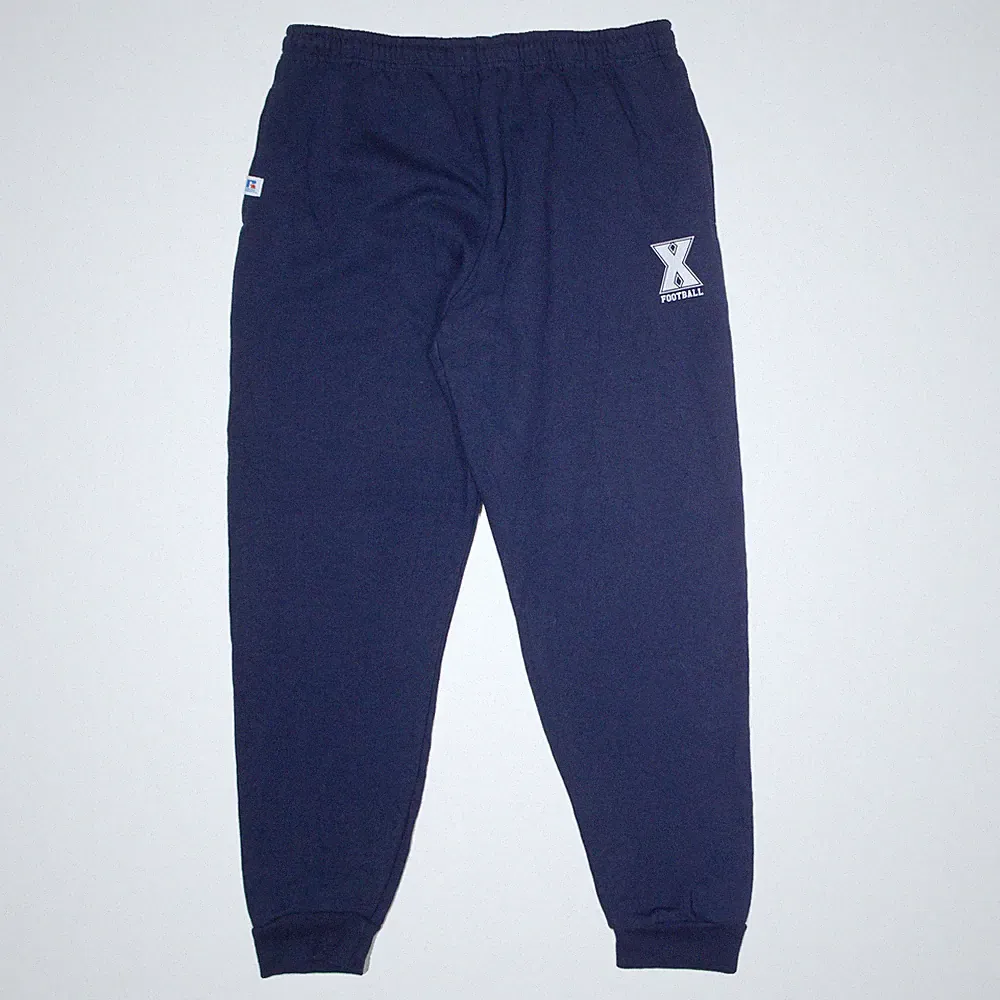 RUSSELL ATHLETIC X Football Herren Sweathose Blau Gerades Bein XL W34 L26