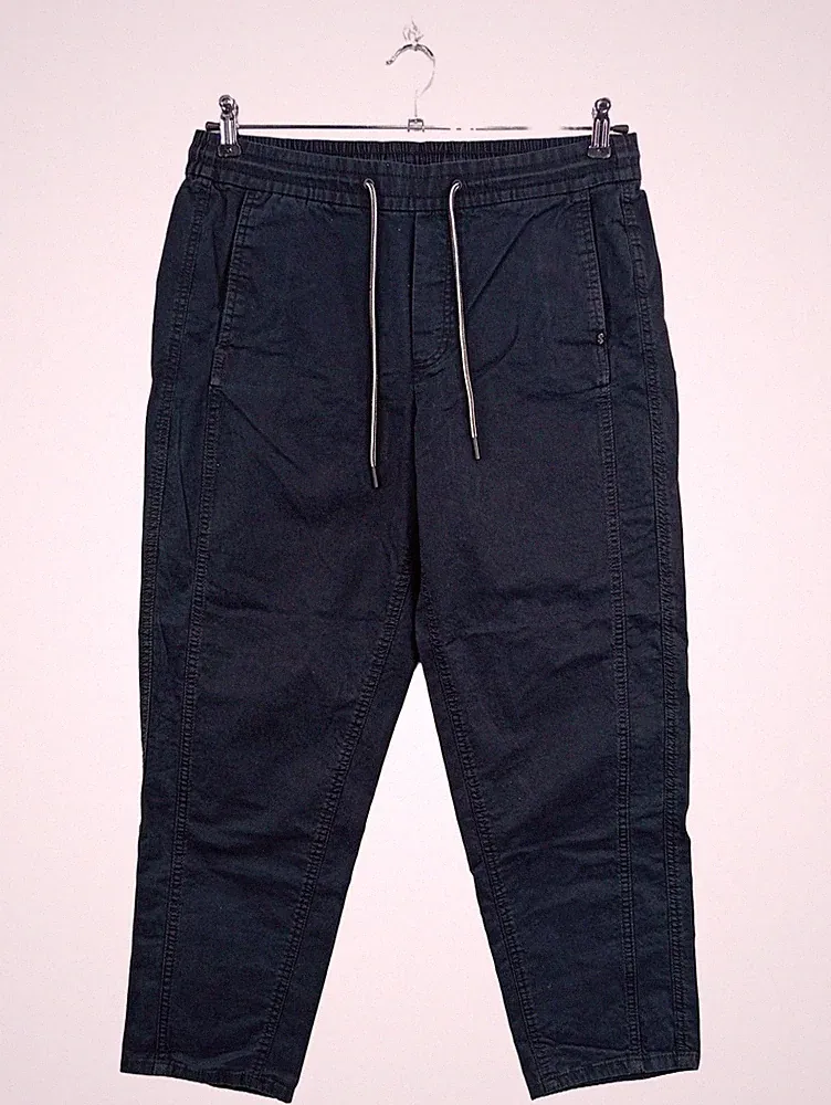 s.Oliver Herren Jogginghose Gr. 42/XL Blau Baumwolle Kordelzug