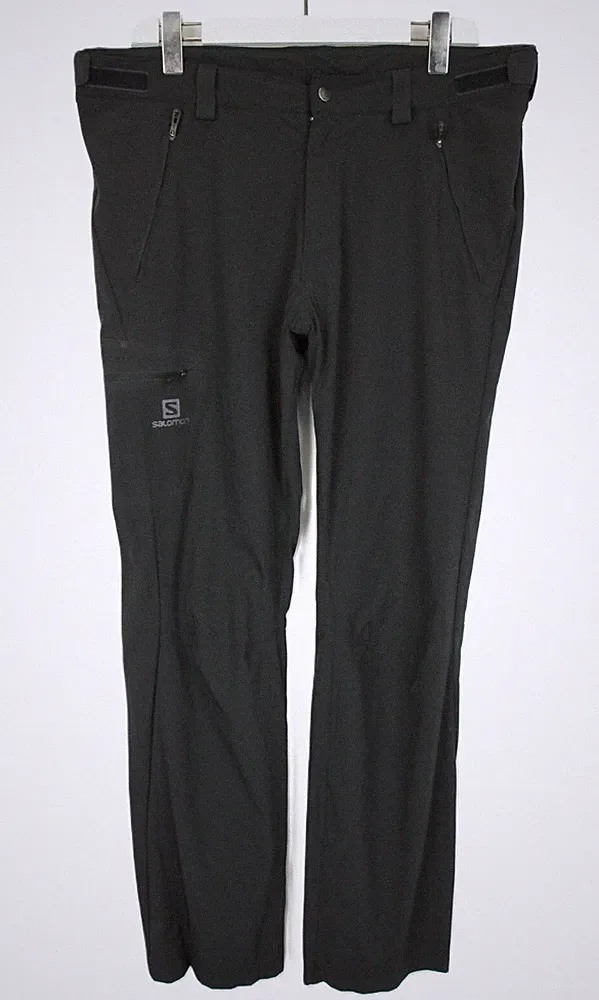 SALOMON AdvancedSkin Shield Hose Herren UK 40 Trekking Reißverschluss Schwarz
