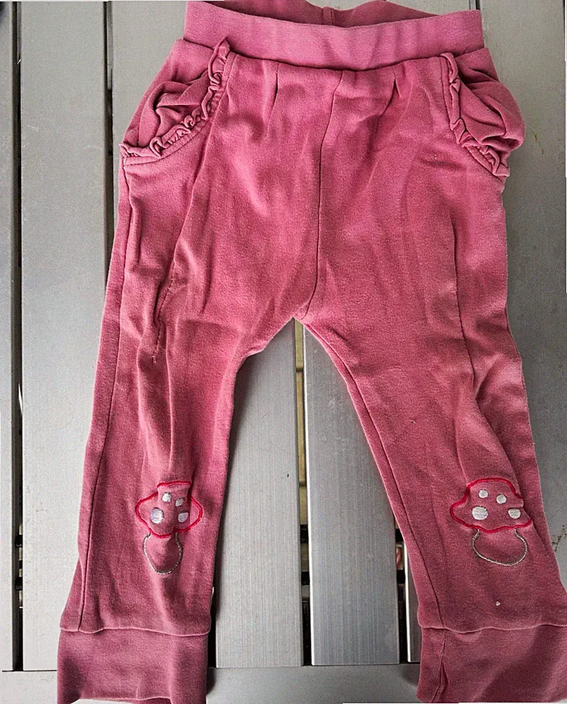 Salt & Pepper Baby Mädchen Jogginghose rosa Gr. 74 Baumwolle Jersey elast. Bund