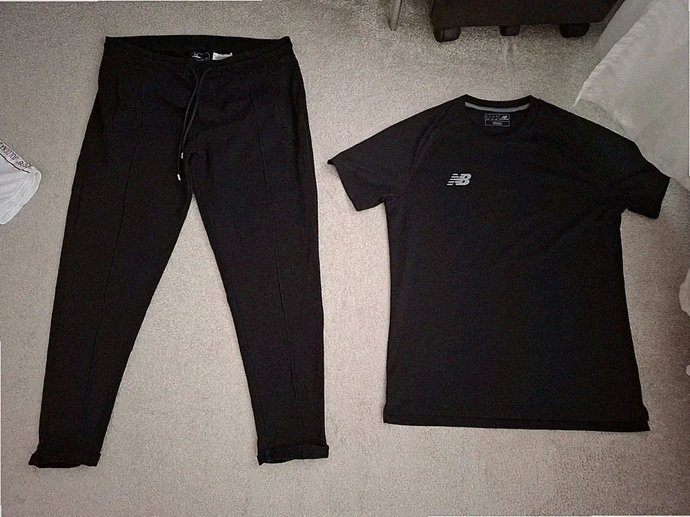Sansibar Jogginghose Baumwolle XL +Neuwertiges T-Shirt NEW BALANCE L Fitness Set