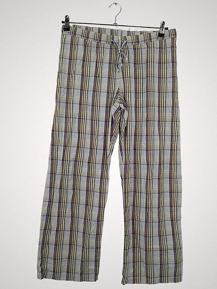 Schiesser Damen Jogginghose Kariert Baumwolle Freizeit L30 Gr. 40 L