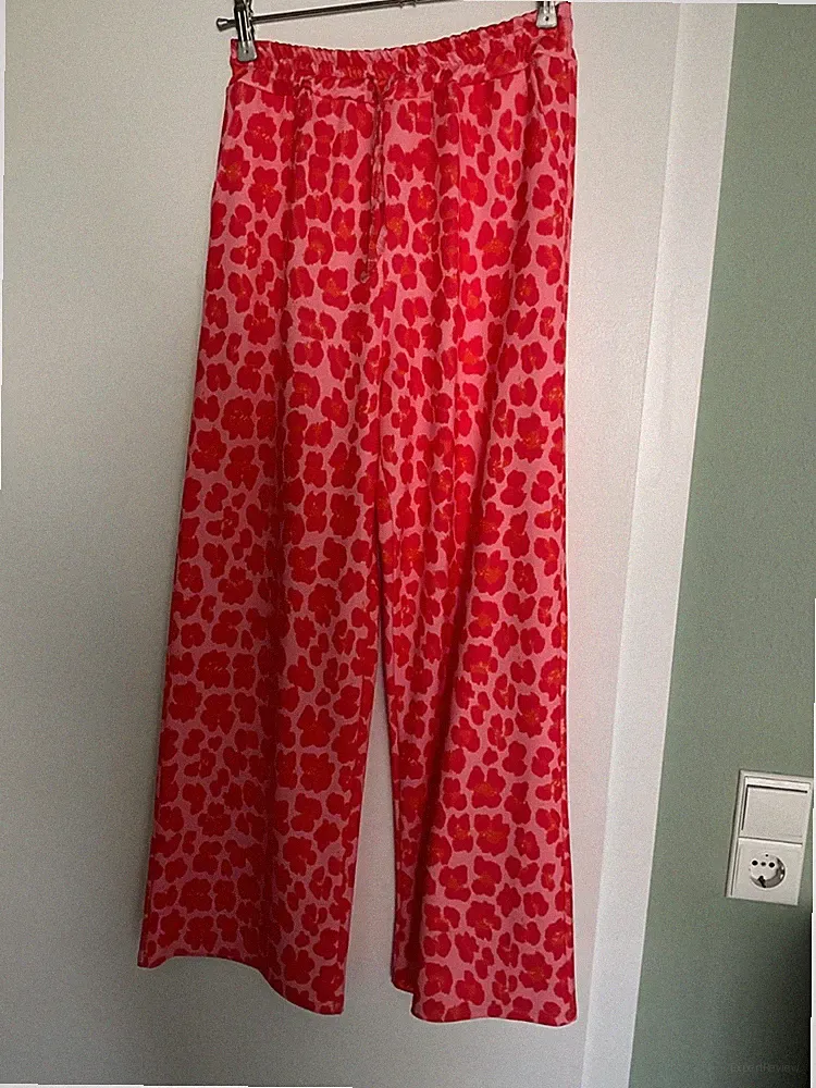 Schlupfhose Sommer Onesize Leo Orange-Rosa (passt bis 44/46)