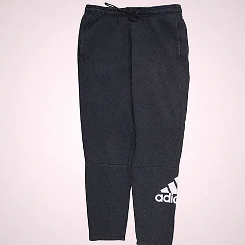 Schwarze Jogginghose Herren UK Größe 2XL Adidas Regular Fit