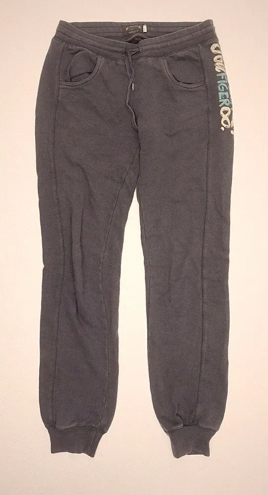 Schwarze Jogginghose Herren UK Größe S Tommy Hilfiger Regular Fit