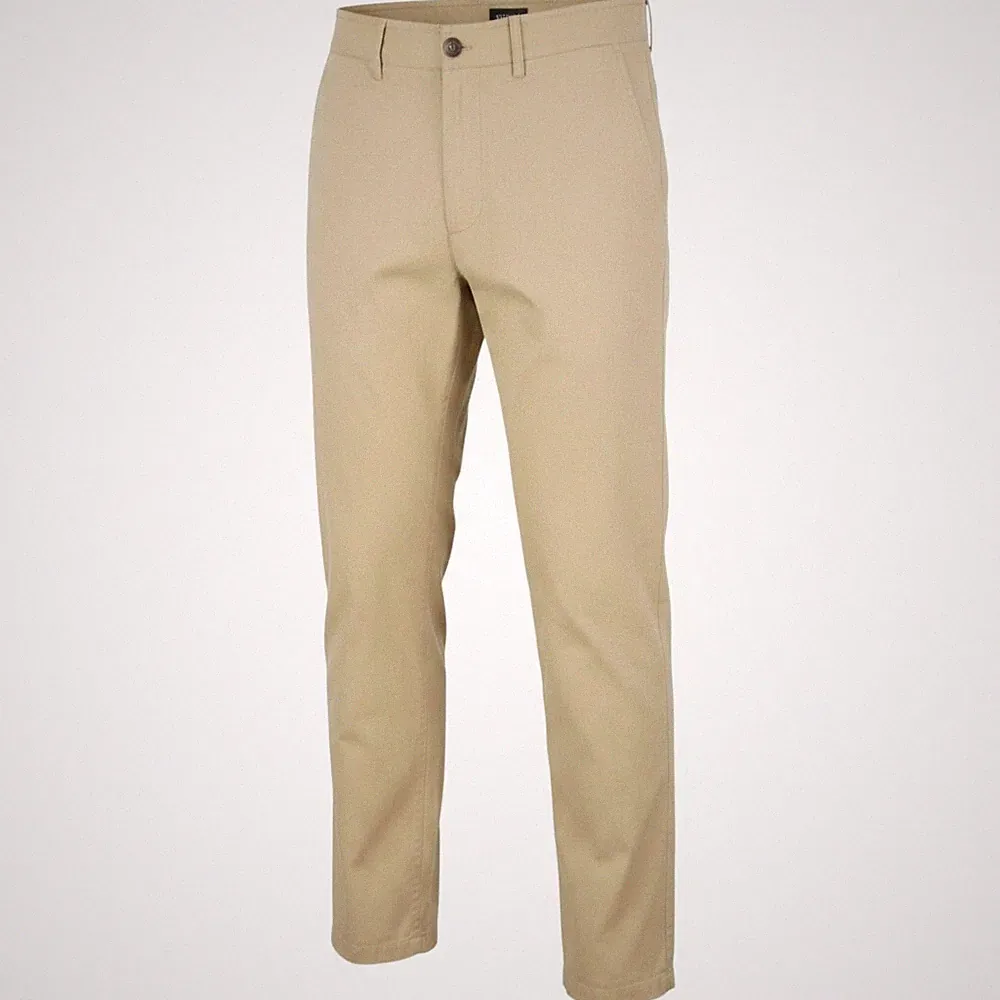 Scotch & Soda Herren Hose W34 Brown Baumwolle Reißverschluss Fly Jeans Chino Für