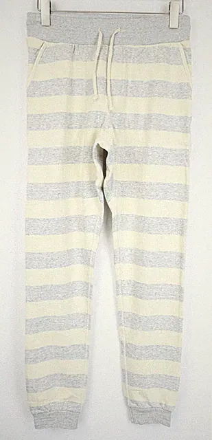 SCOTCH & SODA Home Alone Herrenhose S Grau Gestreifte Baumwolle Sweat Joggerhose