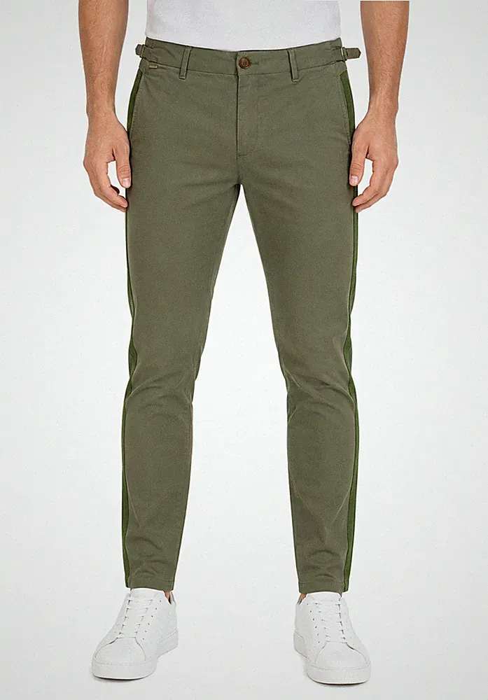 SCOTCH & SODA Mott Herren Trousers W29/L34 Grün Stretch Super Slim Fit