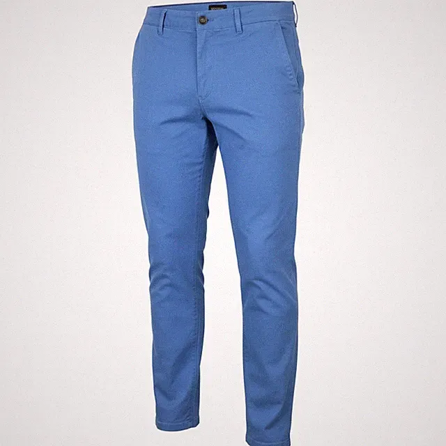SCOTCH & SODA The Drift Herren Chino Tapered Stretch W31/L32 Blau