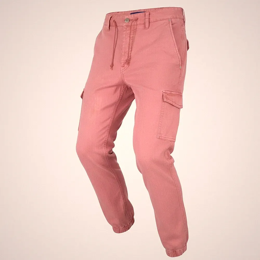 SCOTCH & SODA The Verge Herren Chino-Hose W32/L32 Rosa Webstoff Färbung