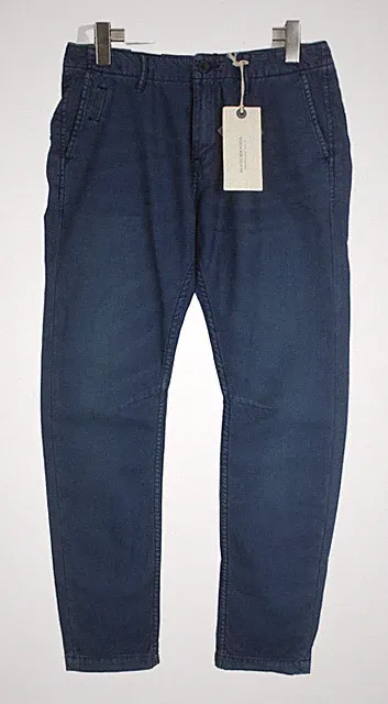 SCOTCH & SODA Theon Herren Hose W30/L30 Slim Tapered Blau Chino