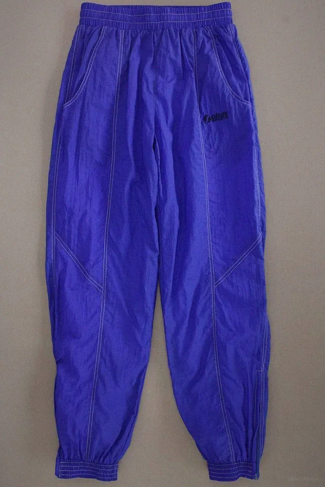 Second Life Fashion Déesse Sports Vintage Jogginghose für Herren Gr. 50, M blau