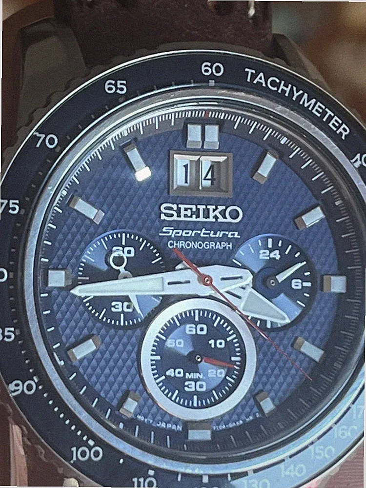 Seiko sportura chronograph
