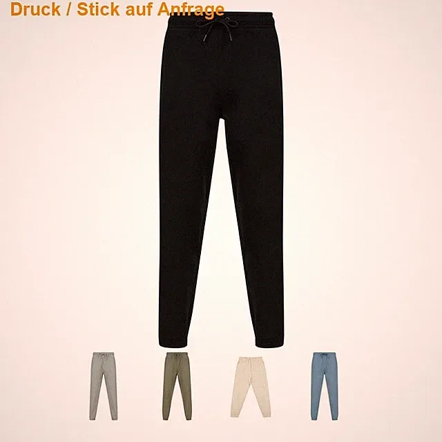 SF Men Unisex Sustainable Fashion Cuffed Joggers Jogginhose Freizeithose